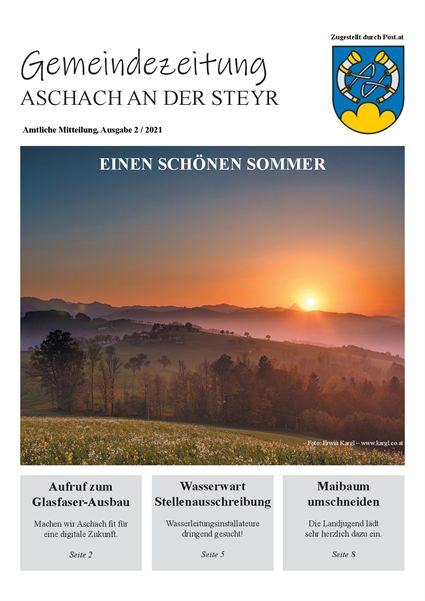 Gemeindezeitung Folge 2 Juni 2021
